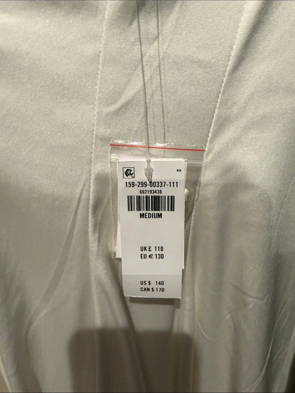 A&F Plunge Bubble Hem Midi Dress